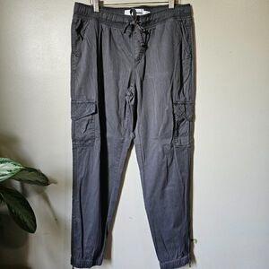 EUC WORN ONCE SONOMA GREY UTILITY JOGGER PANTS SIZE M